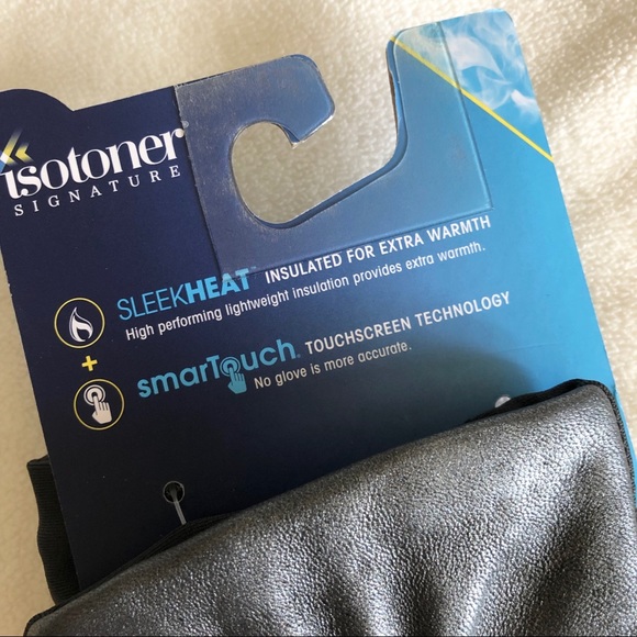 Isotoner Guanti Invernali Donna In Spandex Con Fleece - Tecnologia SmartDri Idrorepellente E Touchscreen, Morbidi Ed Elasticizzati